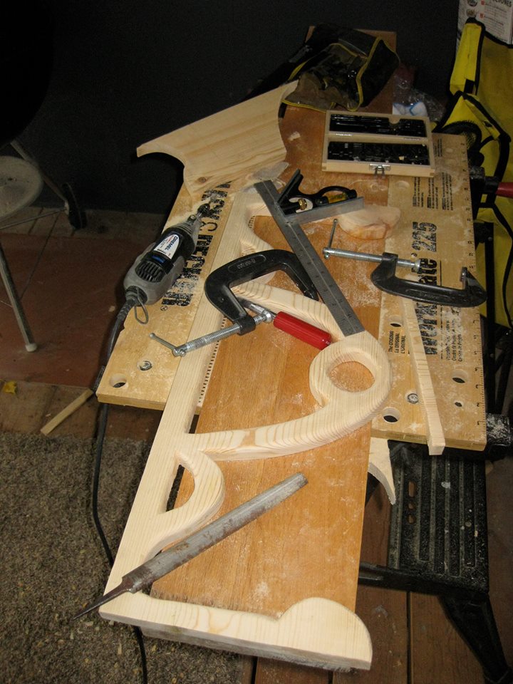 Fabrication of Bathroom Shelf utilzing basic hand tools and Pine boards